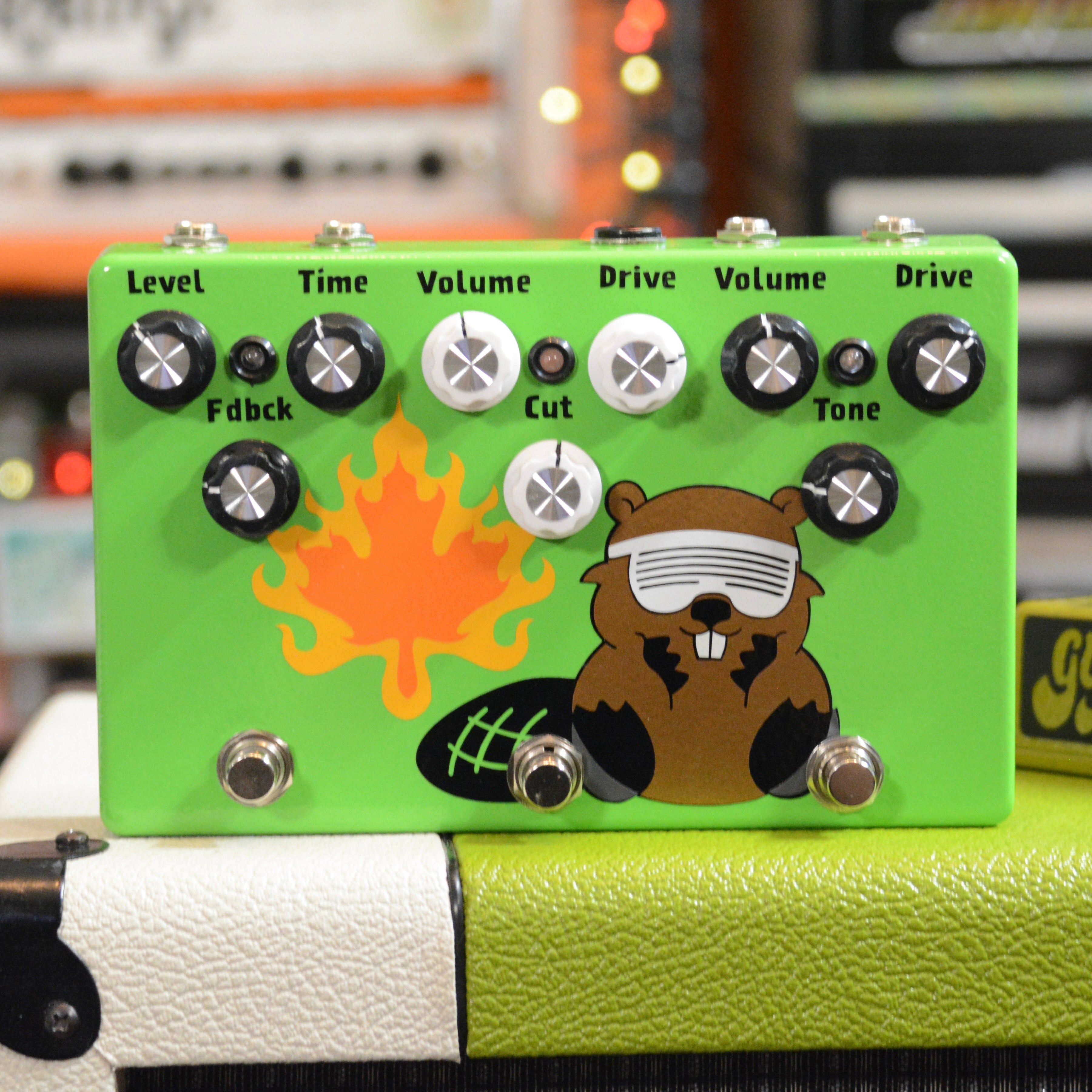 GUPtech BOF - Beaver On Fire - Overdrive Delay — Overdrive Pedal