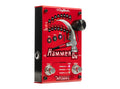 Red DigiTech HammerOn pitch shifter pedal with knobs, footswitches, LED indicators, and an audio jack.