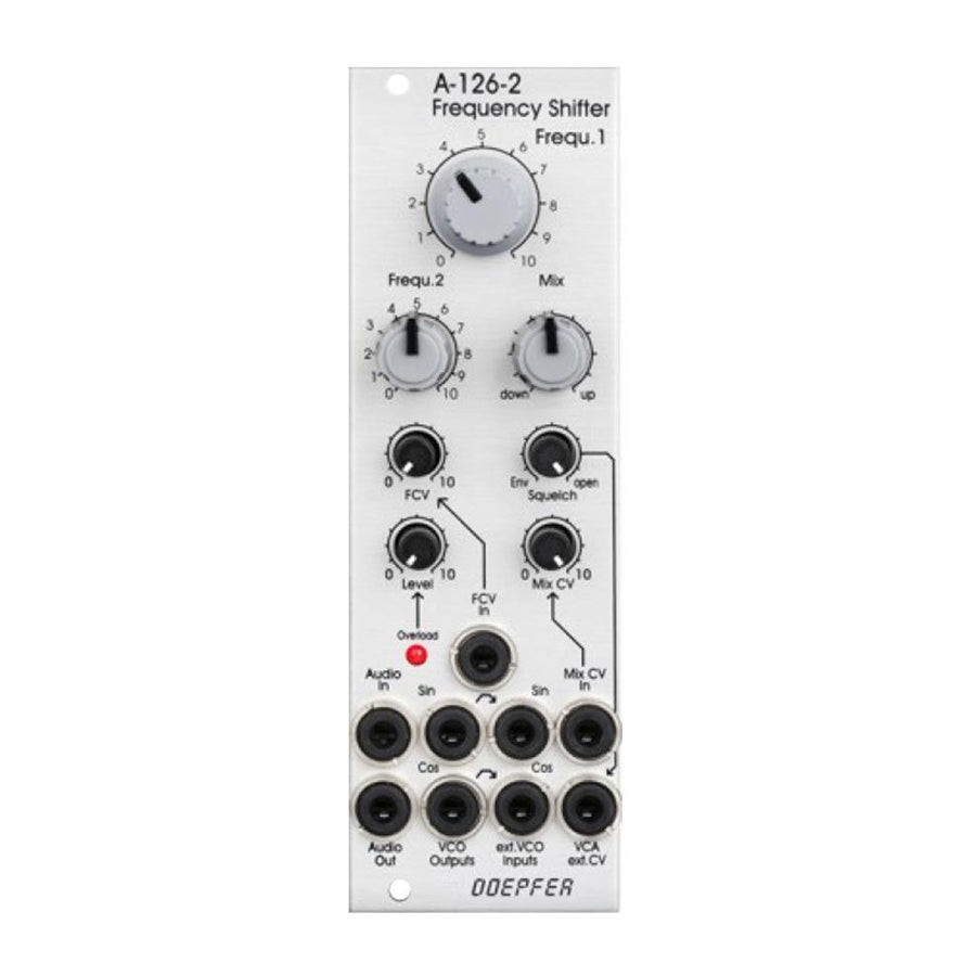 Doepfer A-126-2 Frequency Shifter eurorack module with knobs and multiple 3.5mm audio/cv jacks