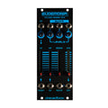 Black Dreadbox Eudemonia eurorack module with blue text, four knobs, four sliders, and multiple input/output jacks.
