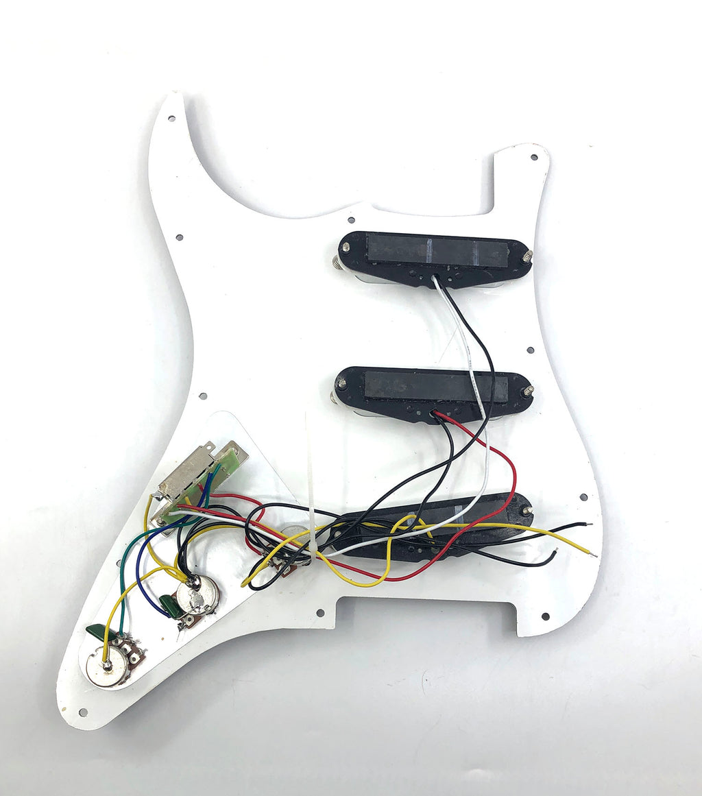 Solo Music Gear Solo Pre-Wired WBW Pickguard With Chrome Screws