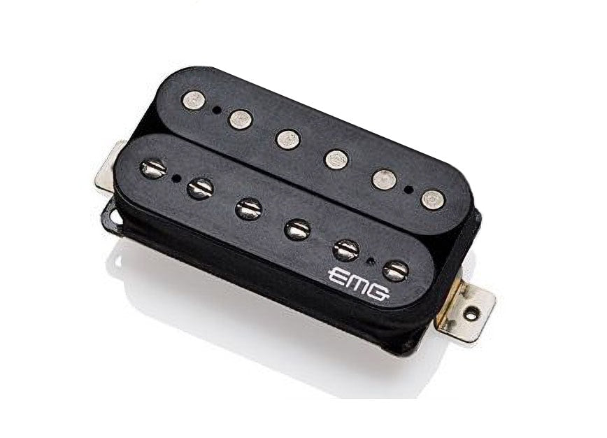 EMG Retro Super 77 Active Humbucker F-Spaced Bridge Pickup With Long Shaft Pots – Black