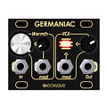 Black module panel with controls labeled Warmth and VCA, four jacks, and eowave branding.