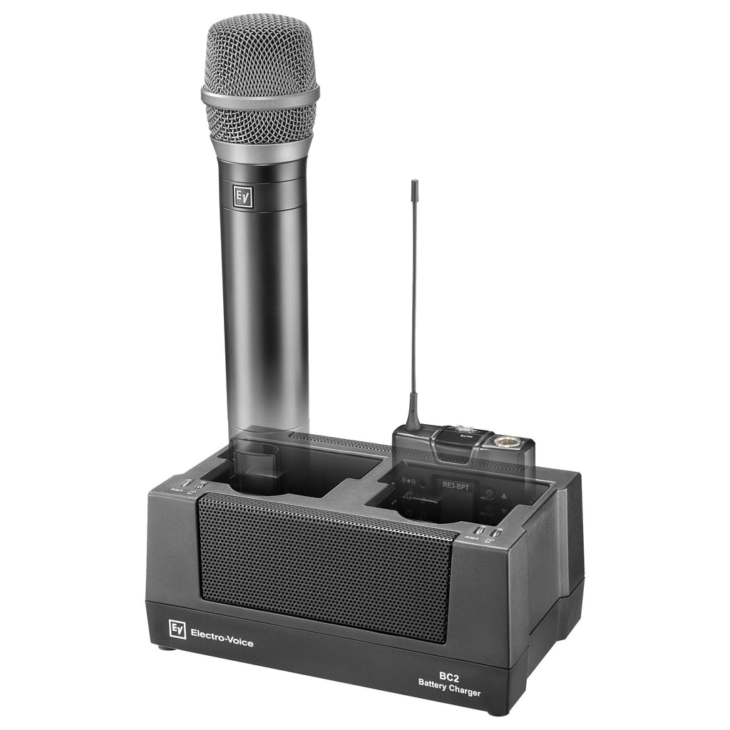 Electro-Voice RE3-ACC-BC2 Two Slot Battery Charger, studio recording microphone body