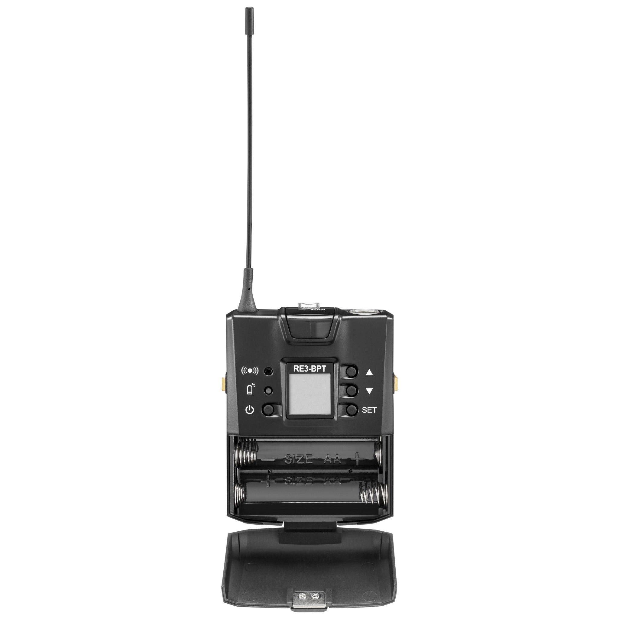 Electro-Voice RE3-BPT Bodypack Transmitter (5L: 488–524 MHz), studio recording microphone body