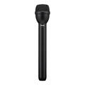 Black handheld microphone with mesh grille and RE50L printed on the handle.