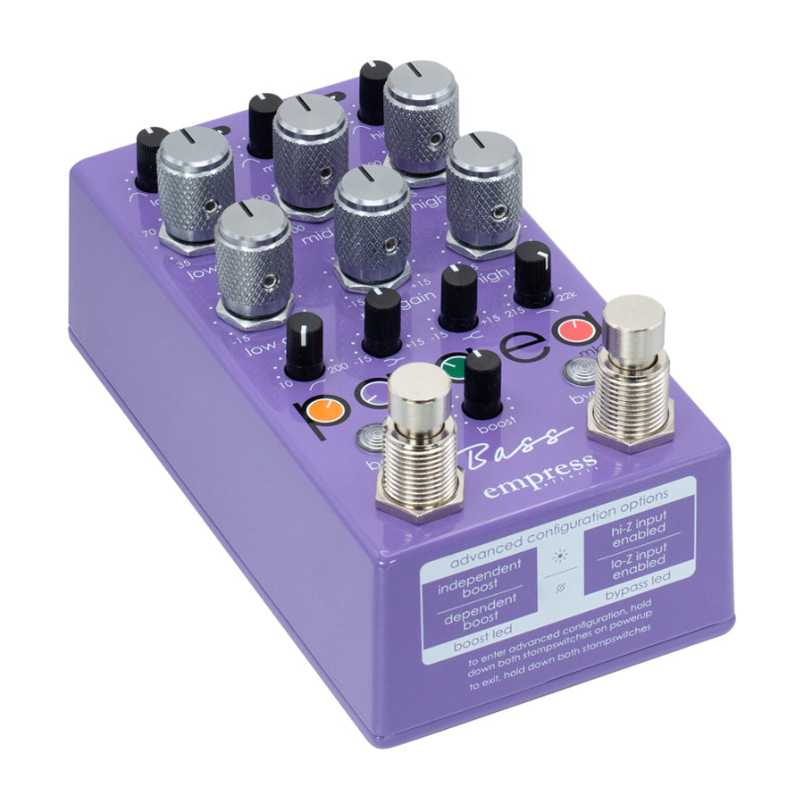 Empress Effects Bass ParaEq, parametric or graphic equalizer unit