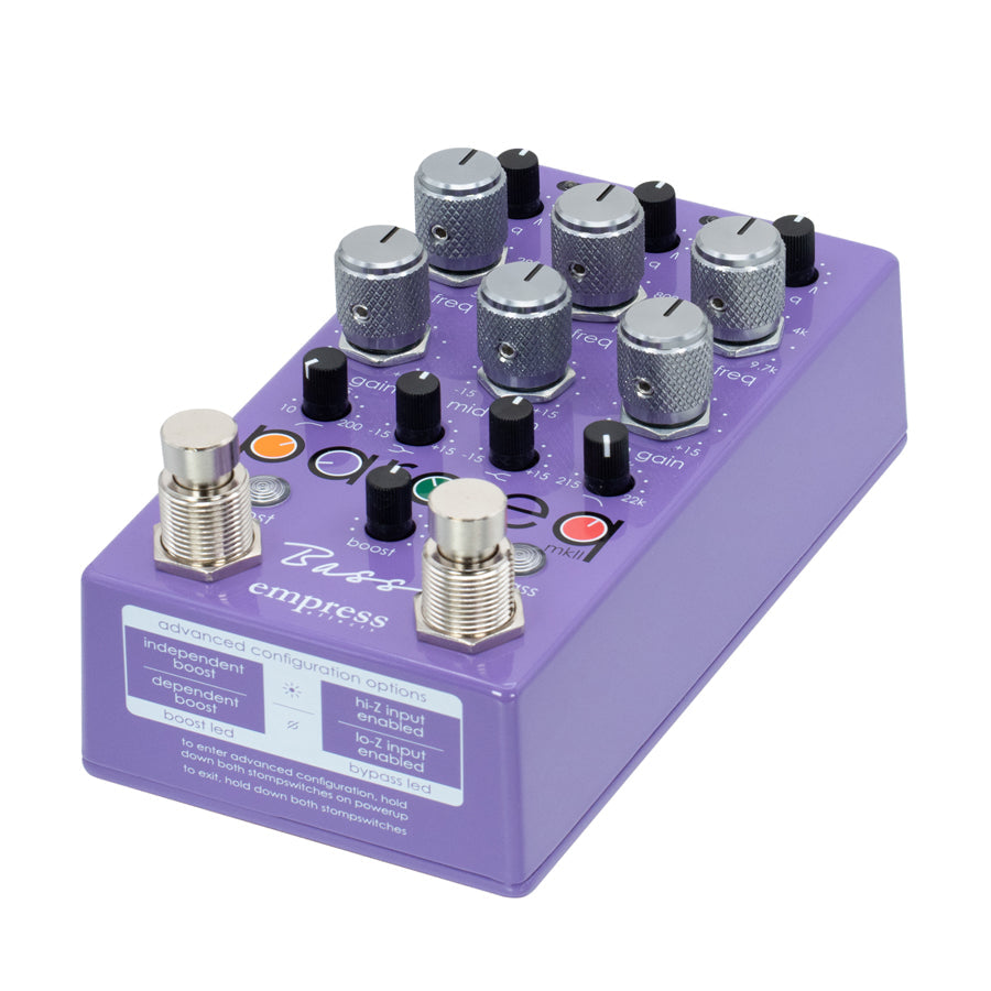 Empress Effects Bass ParaEq, parametric or graphic equalizer unit