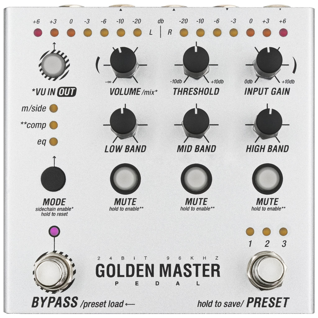 Endorphin.es Golden Master Pedal Multi Effects Processor, multi-effects processor