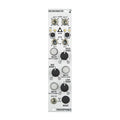 Silver Endorphin.es Golden Master eurorack module with knobs, buttons, and multiple 3.5mm audio jacks.