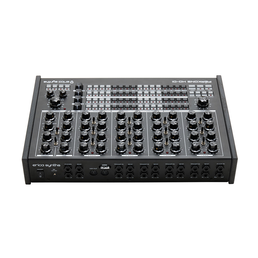 Erica Synths PERKONS HD-01 - Black, rhythm production drum machine