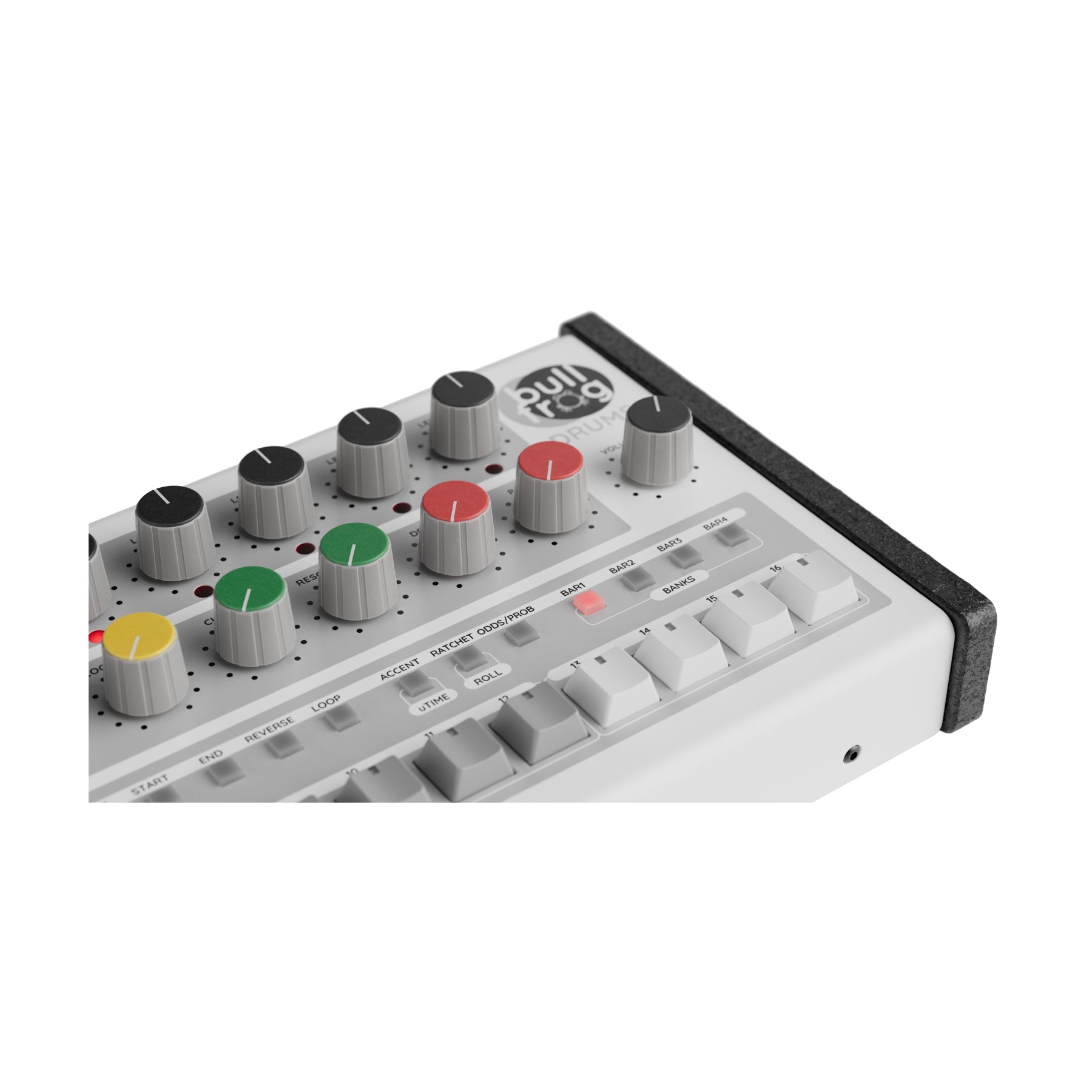 Erica Synths Bullfrog Drums, rhythm production drum machine