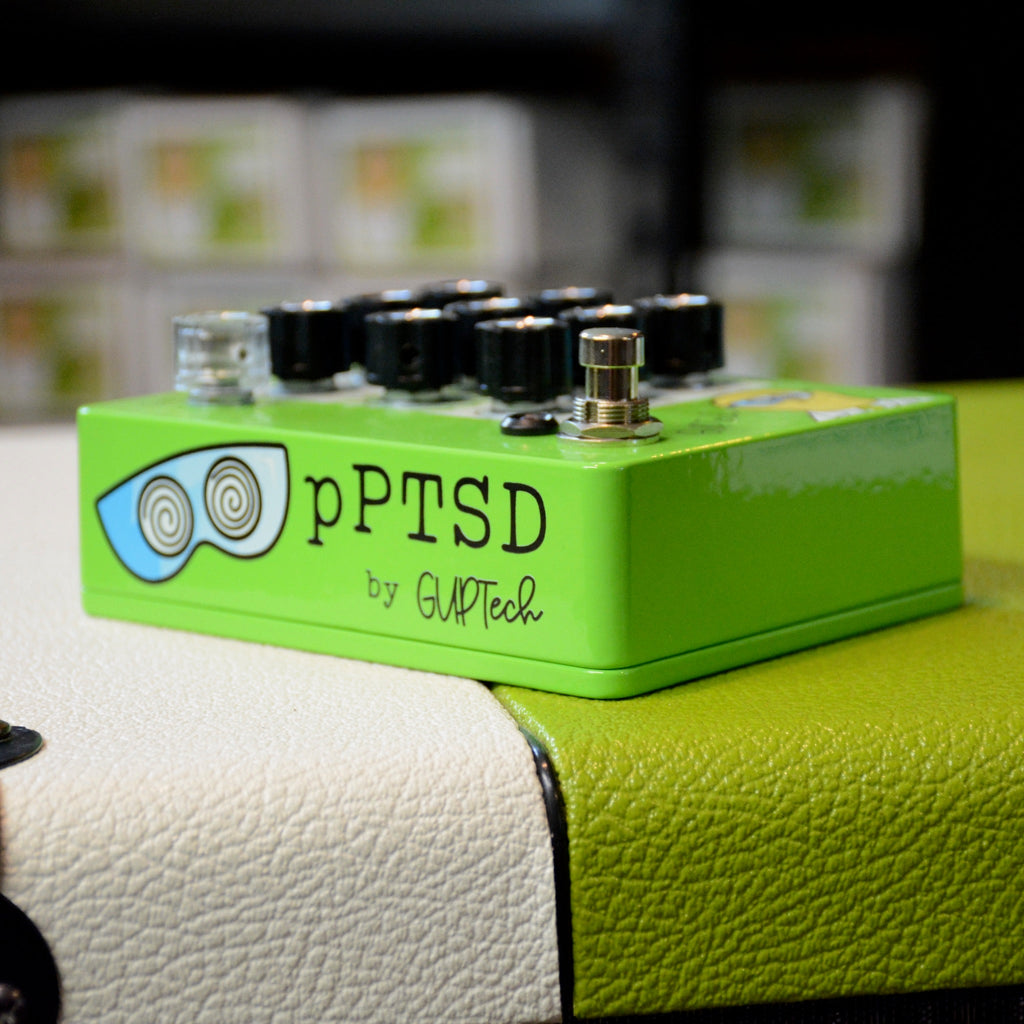 GUP Tech pPTSD 3-Band Parametric EQ Guitar Pedal | Handmade Analog Tone Shaping Device, parametric or graphic equalizer unit