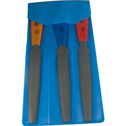 Hosco TLNF3C Double Edge Nut File Set For Classical Guitar