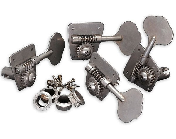 Gotoh FB30 Aged Nickel Relic Series Bass Machine Heads Set of 4 Inline
