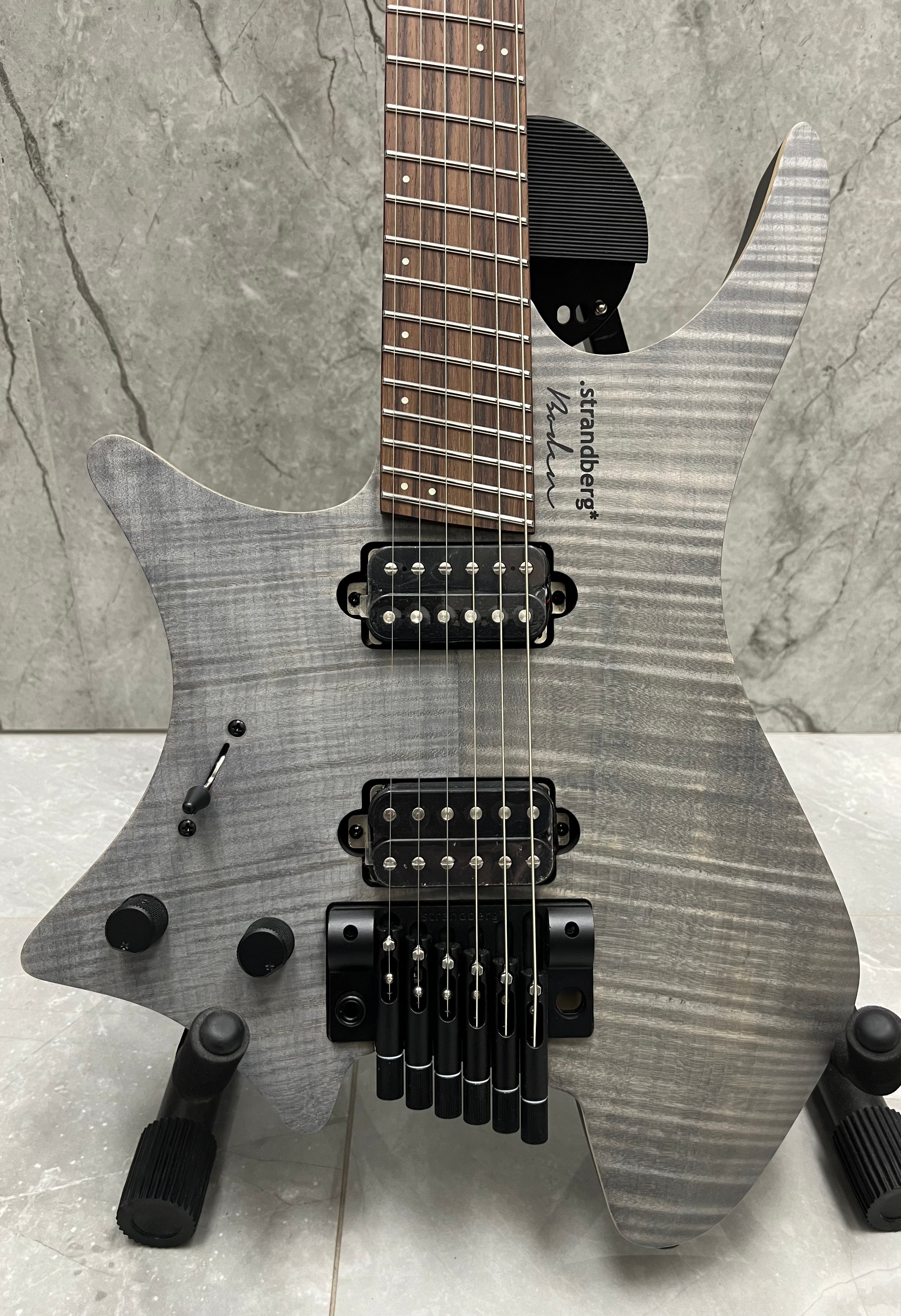 Strandberg Boden Standard NX 6 Left Handed Tremolo Charcoal BD6TCT-23SLH-R-F-BK SERIAL NUMBER C2505557 - 5 LBS 1 OZ