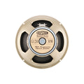 Round Celestion Vintage Series speaker with beige frame and black cone, labeled G12H 30W 70th Anniversary Special Edition.