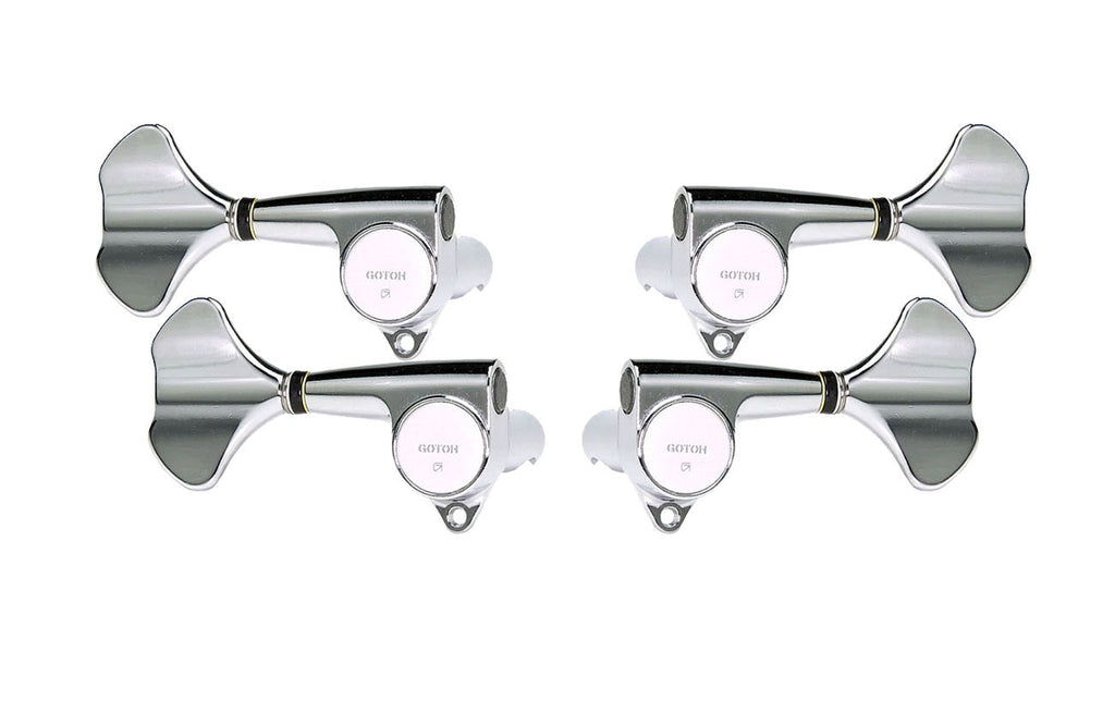Gotoh GB707 Chrome Bass Machine Head Set of 2 + 2