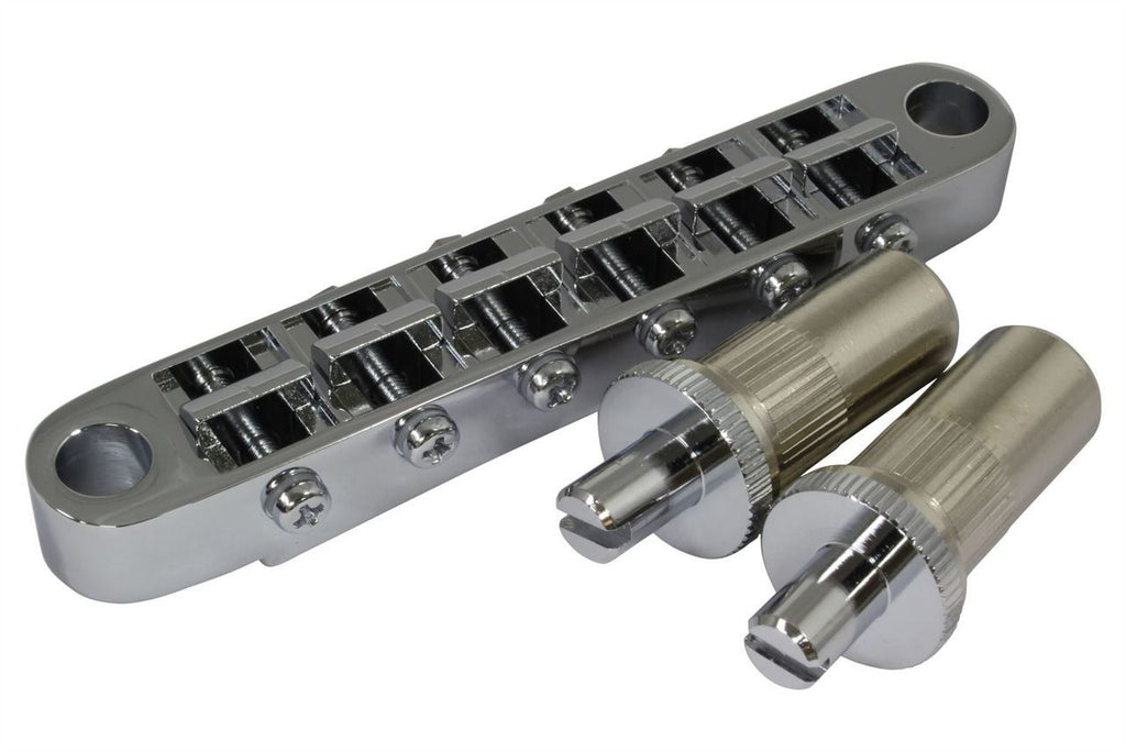 Gotoh GE103B-T Tune-O-Matic Style Guitar Bridge with Large Metric Stud Posts