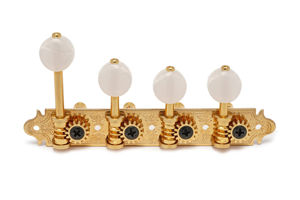 Gotoh MF40-G-MW Gold Mandolin Machine Heads Set of 4 + 4