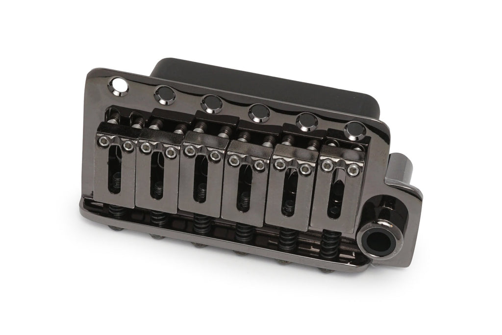 Gotoh NS510T-FE2 Narrow Cosmo Black Tremolo Guitar Bridge With Steel Saddles