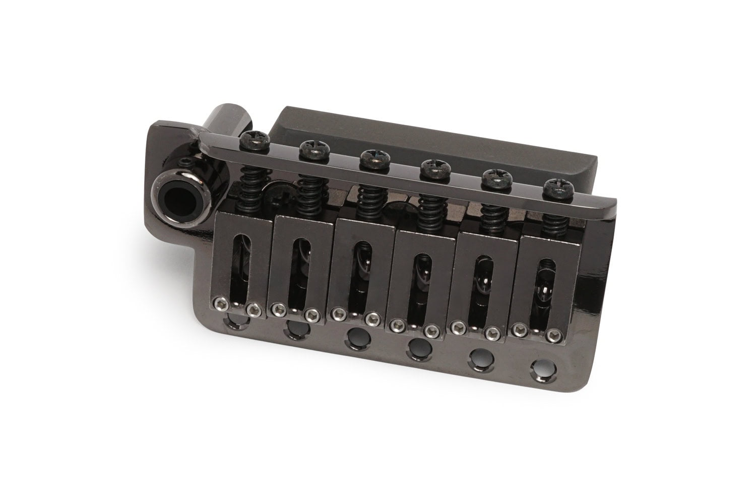 Gotoh NS510T-FE2 Narrow Cosmo Black Tremolo Guitar Bridge With Steel Saddles