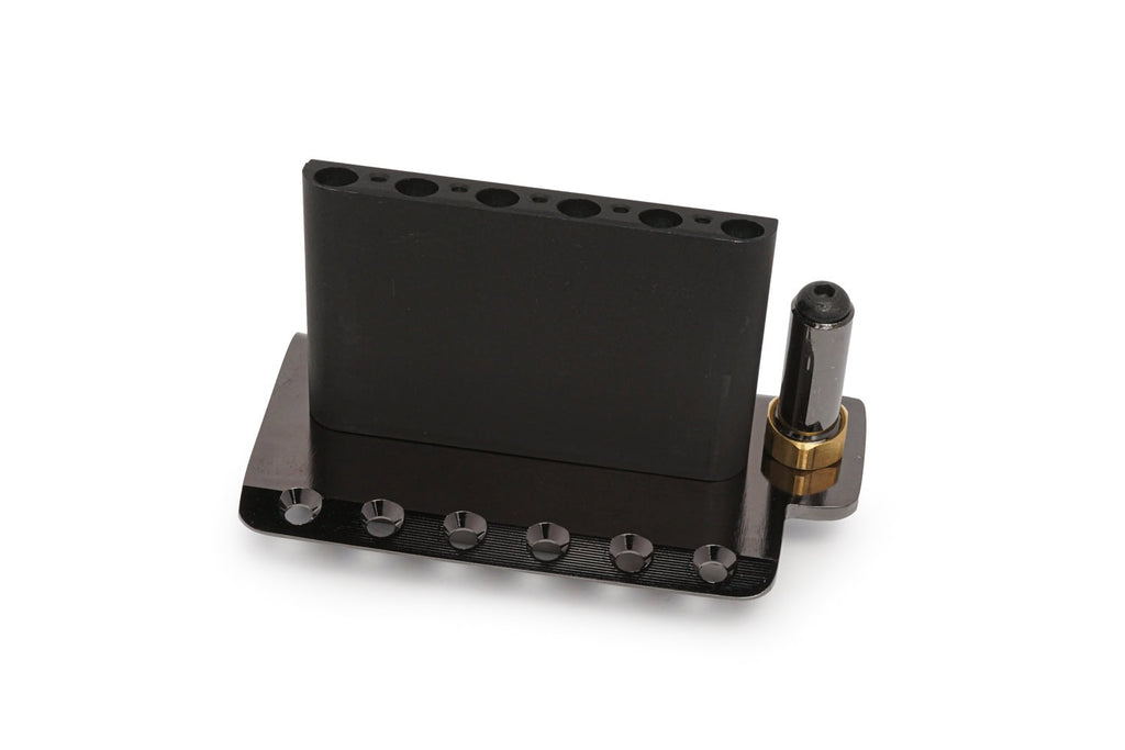 Gotoh NS510T-FE2 Narrow Cosmo Black Tremolo Guitar Bridge With Steel Saddles