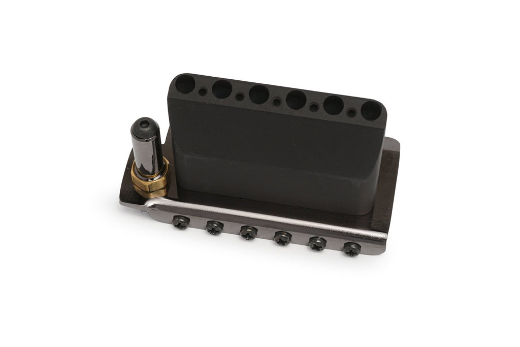 Gotoh NS510T-FE2 Narrow Cosmo Black Tremolo Guitar Bridge With Steel Saddles