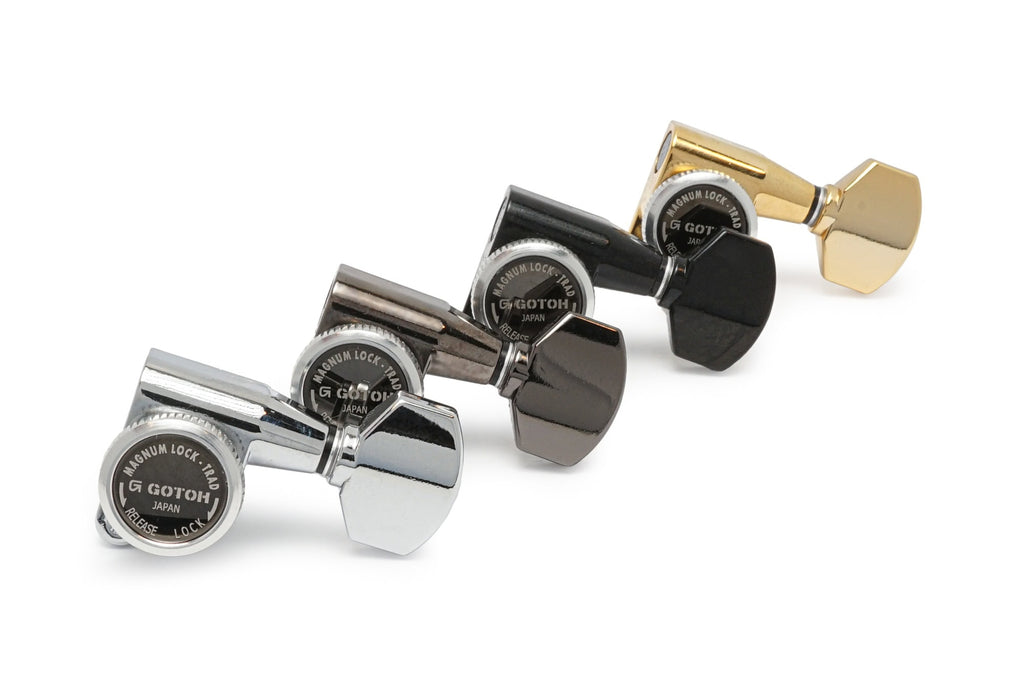 Gotoh SG360-MGT Mag-Trad Locking Guitar Machine Heads Set of 3+3