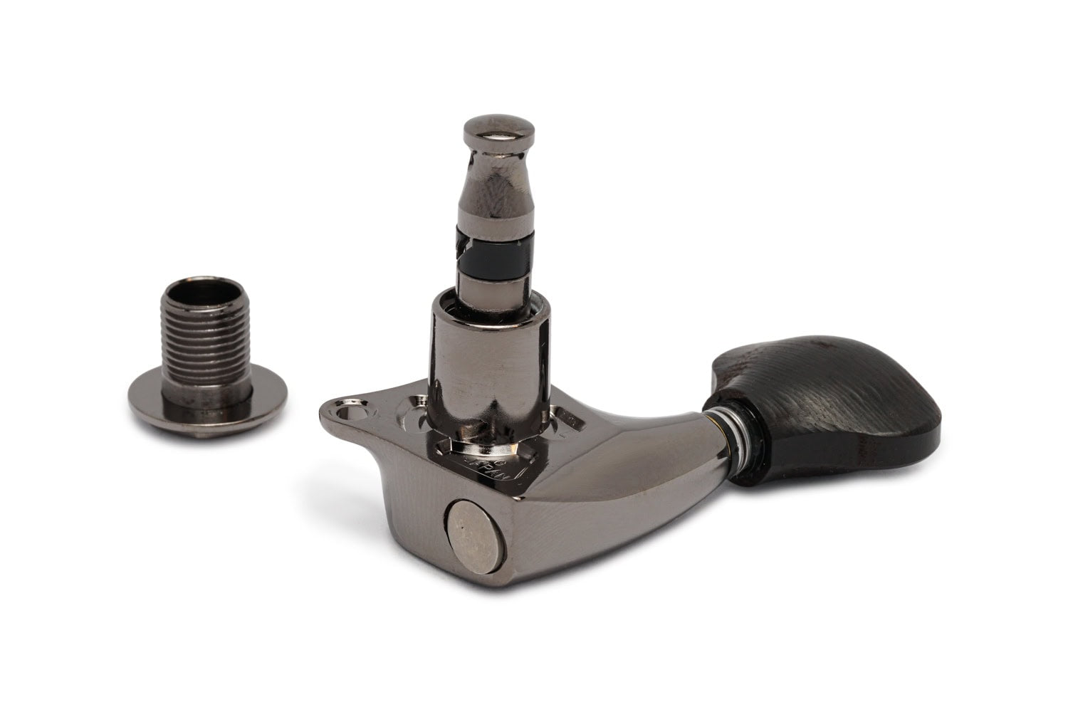 Gotoh SGL510Z Cosmo Black Guitar Machine Heads With Ebony Button Set of 3 + 3