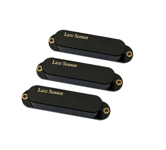 Lace Sensor Gold Single Coil Pickup Set – Black