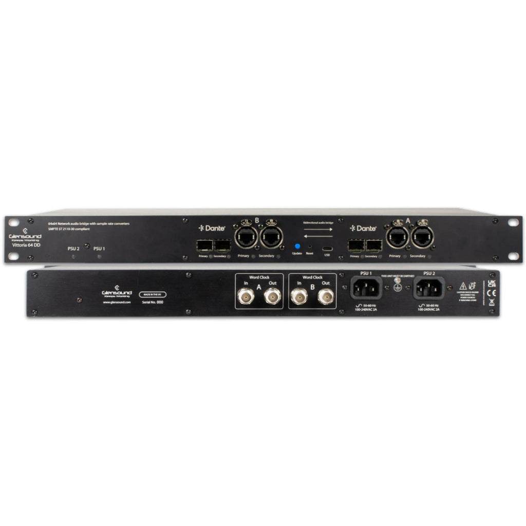 Glensound VITTORIA 64/DD - 64ch Dante To Dante Network Bridge