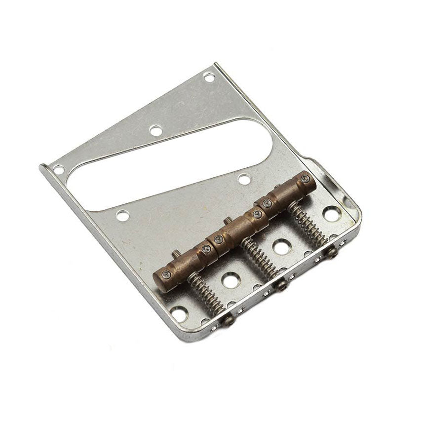 Hosco Gotoh Aged Chrome Tele Style In-Tune Guitar Bridge