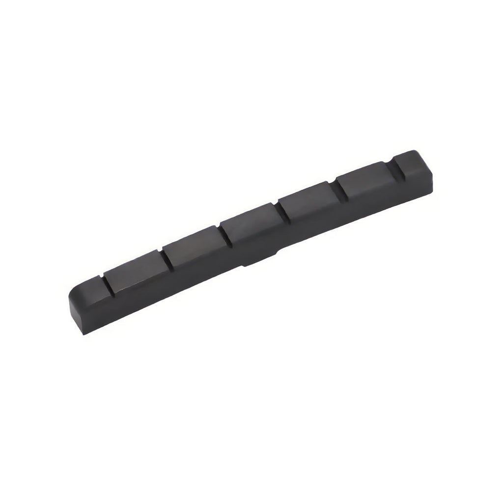 Hosco HSBK-NS1-9.5 Fender® Shaped & Slotted Black Bone Electric Guitar Nut