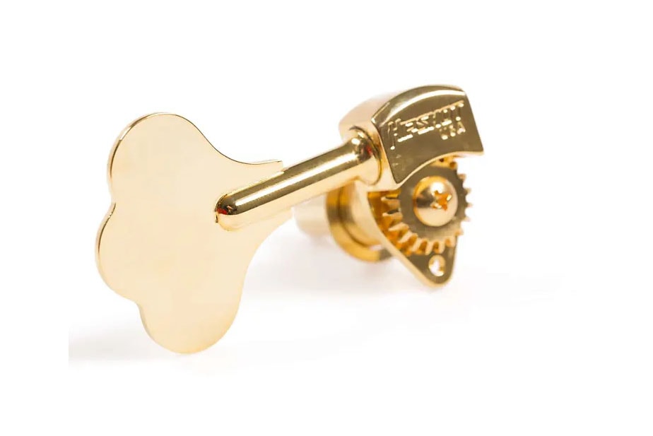 Hipshot HB6 Licensed Ultralite® Bass Tuning 3/8″ Gold Machine Head – Treble Side