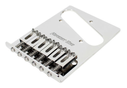 Hipshot Tele Retrofit Bridge 3 Hole With 6 Saddles