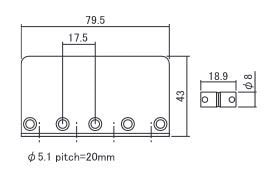 Solo Pro PB/JB Style Adjustable Bass Bridge