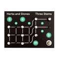 Black pedal with multiple white knobs, a footswitch, and labeled green buttons arranged in a grid pattern.