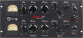 Front panel of a Heritage Audio Herchild Model 670N audio processor with dual VU meters and multiple control knobs.