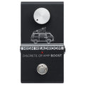 Black guitar effects pedal with one knob, a footswitch, and a van illustration above the label High Headroom.