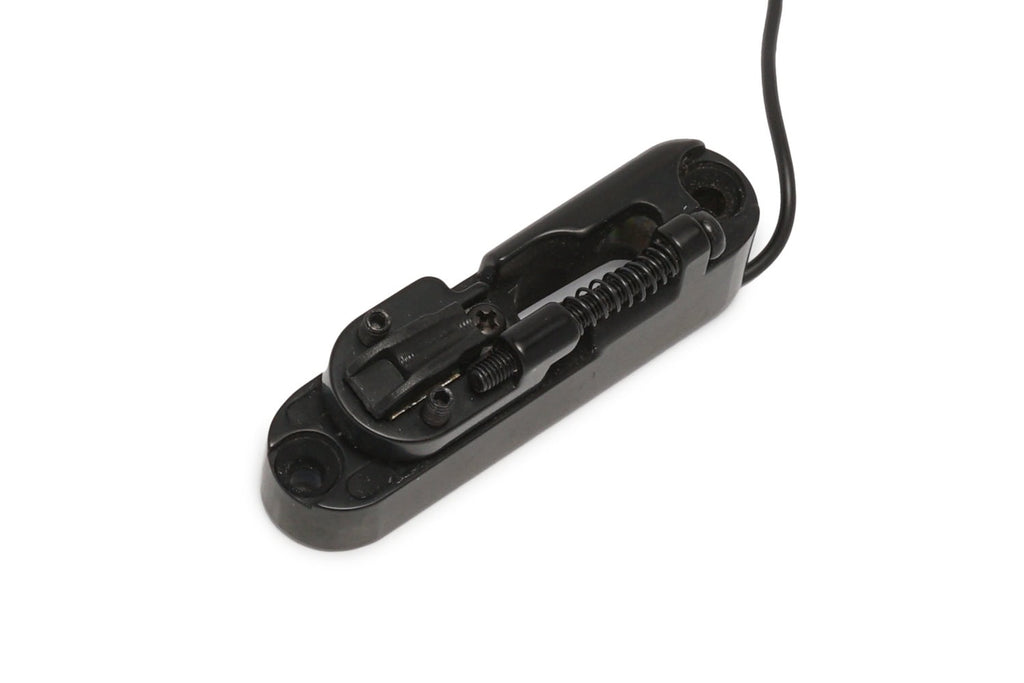 Ibanez 2BB1001RBKF Black Matte Mono-Rail V Single String Bass Bridge With Piezo