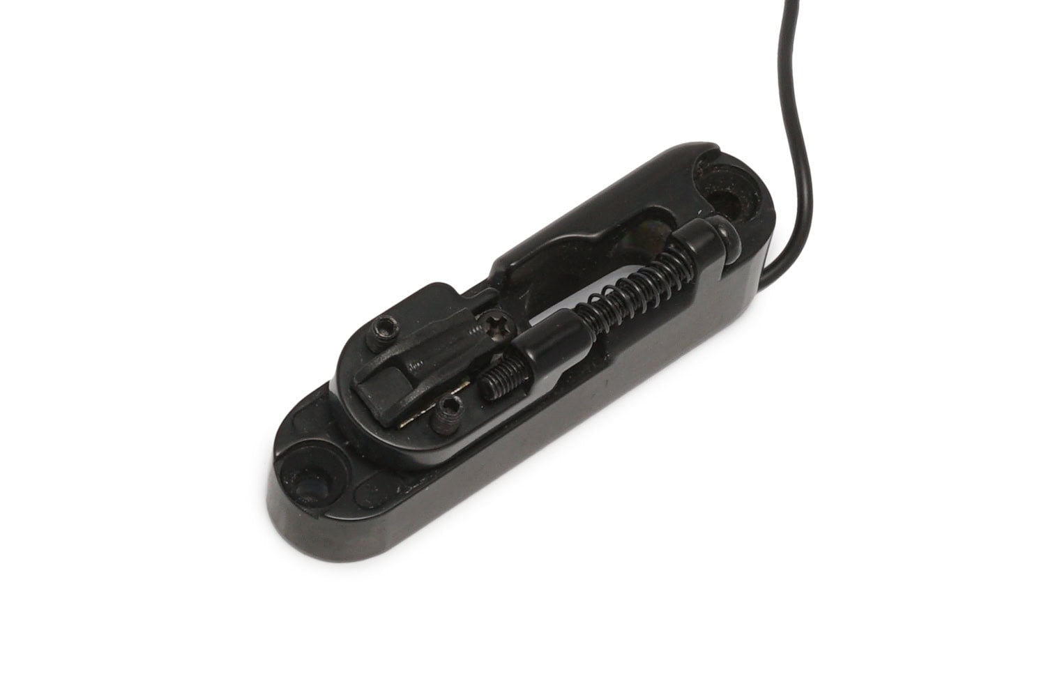 Ibanez 2BB1001RBKF Black Matte Mono-Rail V Single String Bass Bridge With Piezo