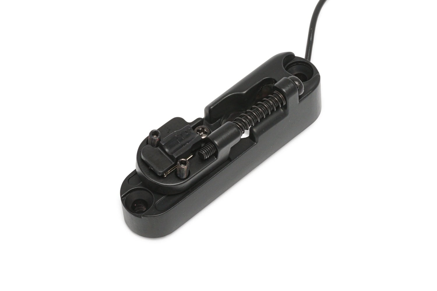 Ibanez 2BBMR5UBPBKF Black Matte Mono-Rail 5P Single String Bass Bridge With Piezo