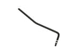Black metal tremolo arm with a slight bend and white bands near the threaded end.