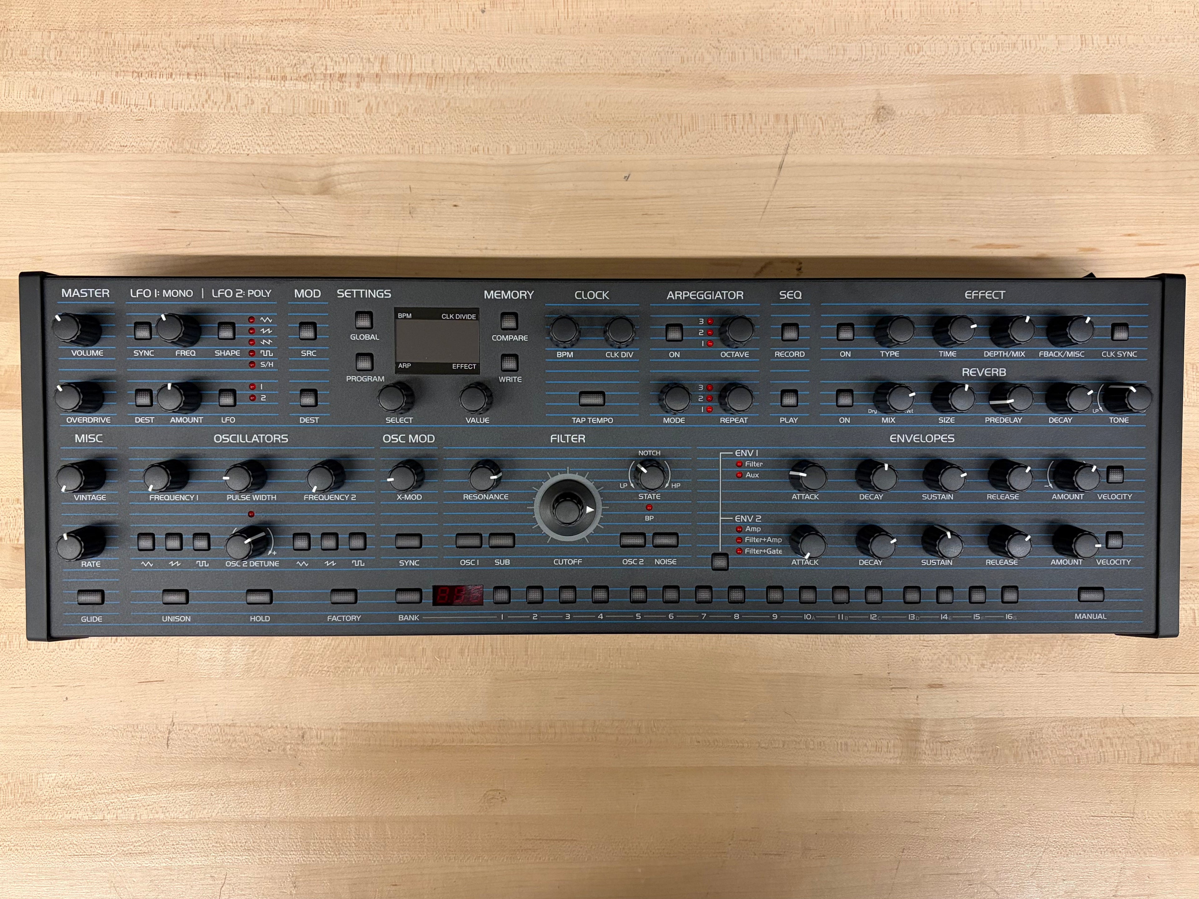Oberheim Sequential TEO-5 - Analog Desktop Synthesizer, keyboard synthesizer instrument
