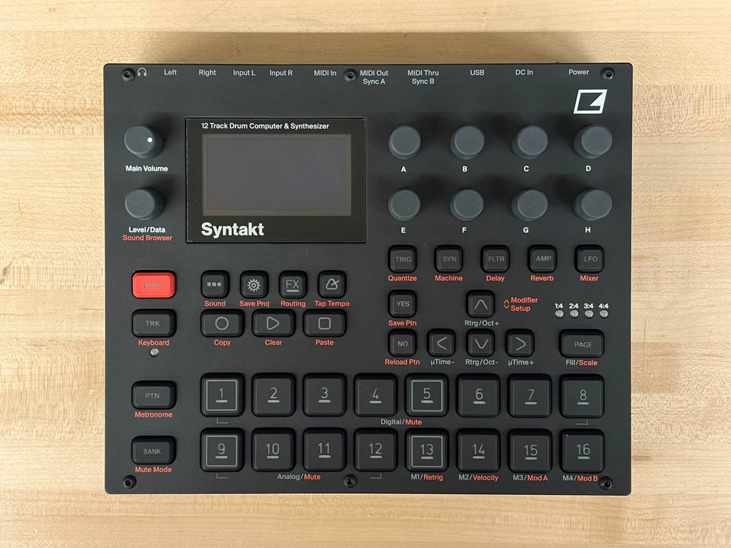 Elektron Syntakt, keyboard synthesizer instrument