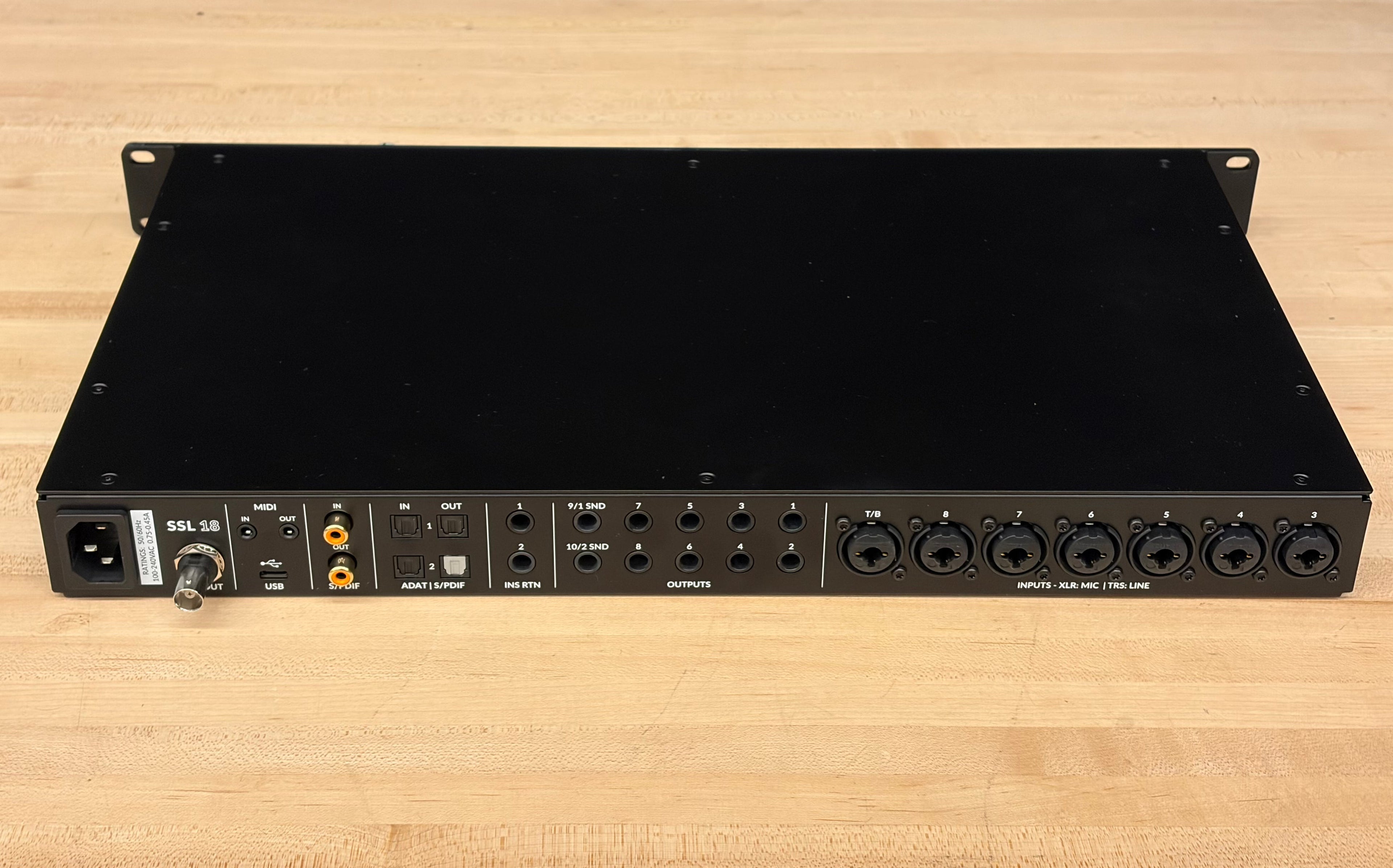 Solid State Logic SSL18 - 26-In/28-Out USB-C Audio Interface, computer recording audio interface
