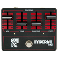 Black rectangular effects pedal with four labeled sliders and one footswitch, branded Imperial MKII.