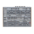 Top view of Intellijel Cascadia modular synthesizer with various knobs, sliders, switches, and patch jacks.