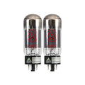 Two JJ Electronic 6L6GC vacuum tubes with Apex matching labels